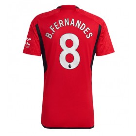 Manchester United Bruno Fernandes #8 Hemmakläder 2023-24 Kortärmad
